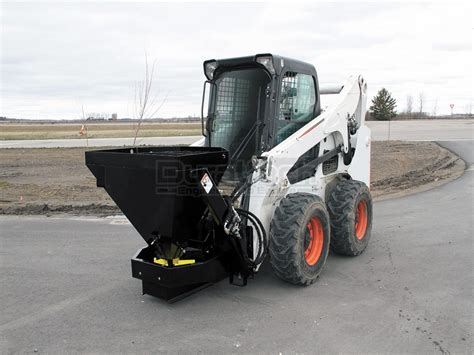 skid steer sanders|material spreaders for skid steer.